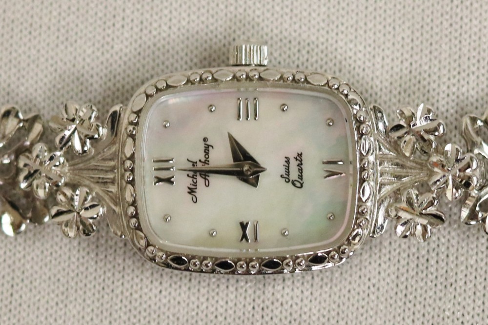 White Gold Michael Anthony Bracelet 