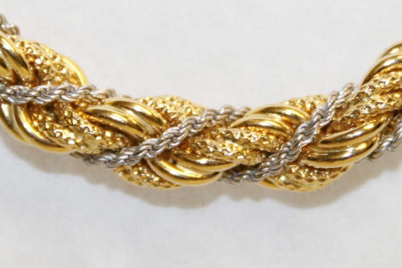 Two Tone Double Rope Chain - Pearson's 